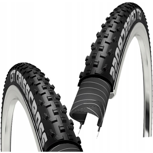 CST Criss Cross Cykeldäck 700x32C 365g för Terränganvändning