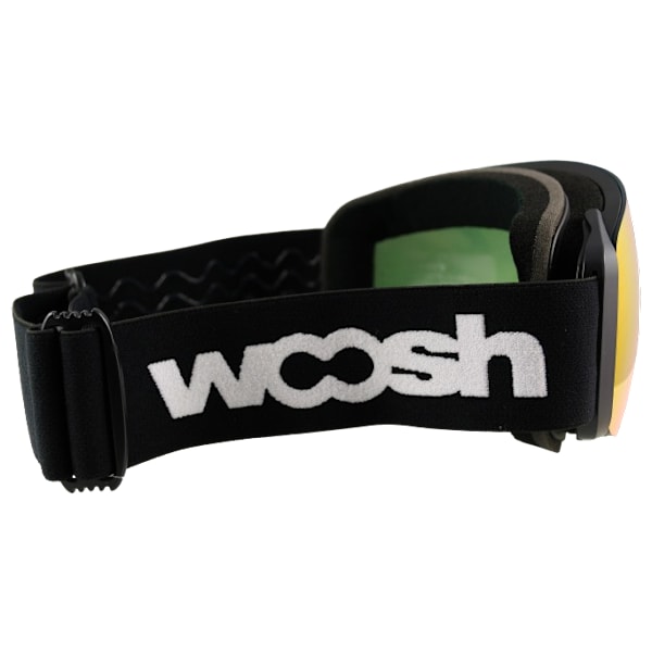 Woosh UV400 Anti-dug Skibriller til Kvinder og Mænd - Sort/Orange Revo Shift Design