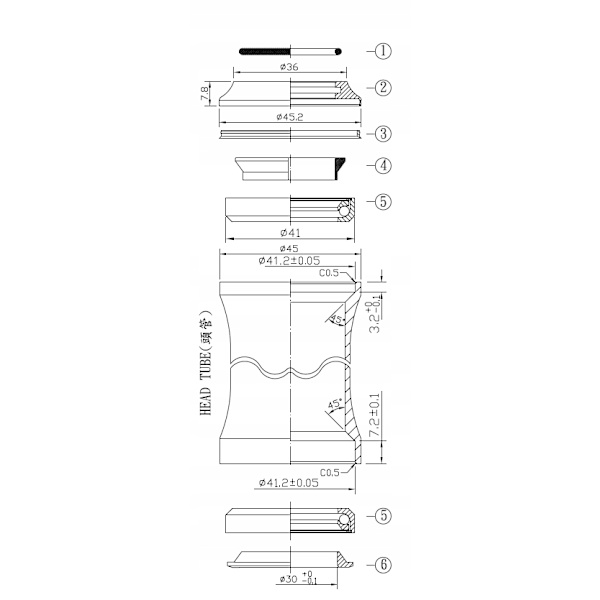 NECO H50 Integreret Headset IS41.2 AHEAD Design