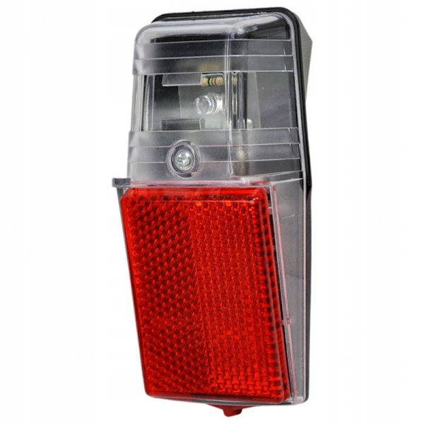 LED Cykellampa med Stor Reflektor fendermontering