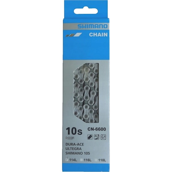 Shimano Ultegra 10-vaihteinen ketju CN-6600, 2 liitospinnillä