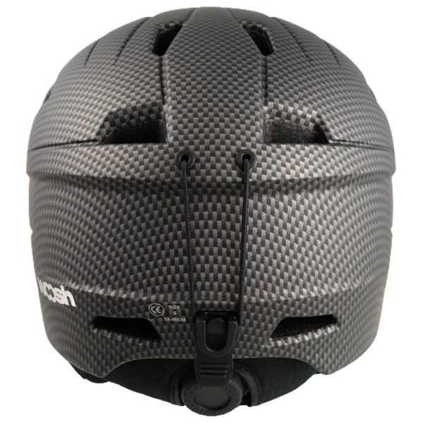Mat Sort Carbon Ski- og Snowboardhjelm, Str. M + Bonus Beskyttelseskit