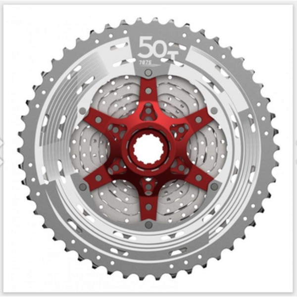 SunRace CSMX80 11-Spd 11-50T Kasetti, Kestävä Metalli rakenne