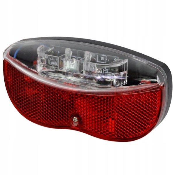 2K LED-cykelbelysning för pakethållare med reflektor R6