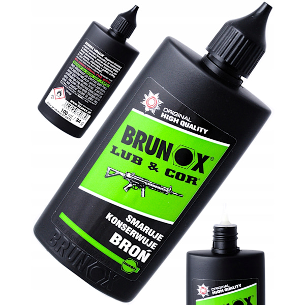BRUNOX Aseiden Hoitosetti 3 x 100 ml - Tehokas Puhdistus ja Voitelu Pyssyille