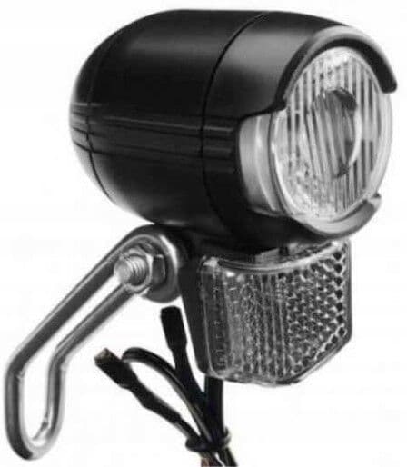 LED Forlygte til Cykel med Dynamo og Reflektorer