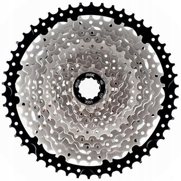 PROX 12-trins cykelkassette 11-50T, nikkelbelagt, robust INDEX design