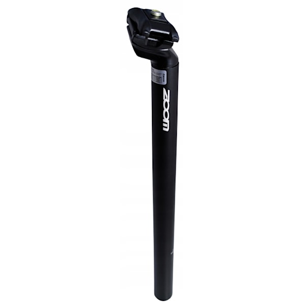 Cykelsadelstolpe ZOOM 25,6 x 400 mm Svart med Klämfäste