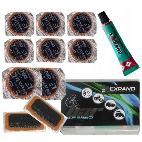EXPAND BAR Cykel/Motor/Bil Reparation Patchset 12 st