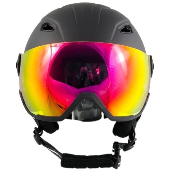 Avanceret Ski- og Snowboardhjelm med Visir & Revo Linser - Professionel Beskyttelse & GRATIS Tilbehør