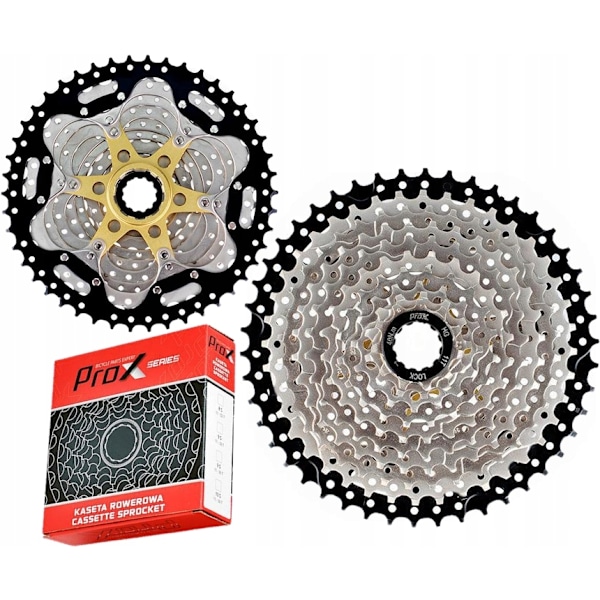 PROX 10-Växlad Kassett 11-46T Nicklad INDEX Robust Design