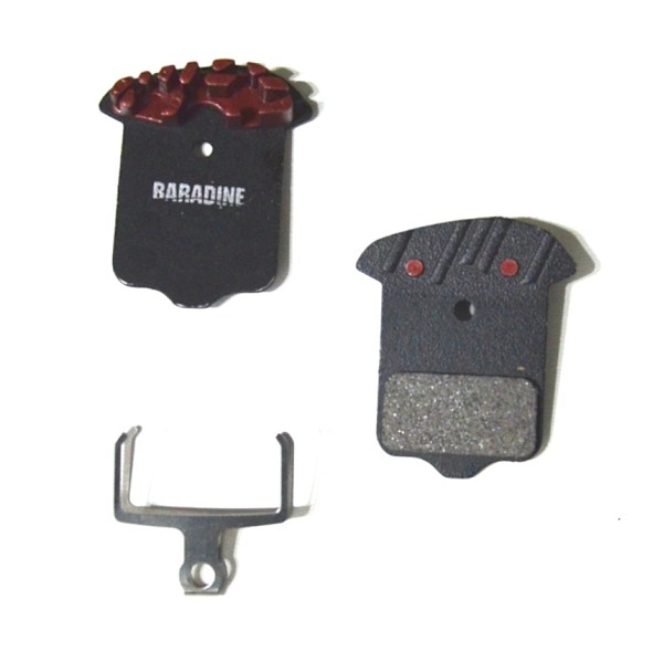 DS44 Halvmetalliske Bremseklodser med Køleribber, Kompatibel med AVID Elixir