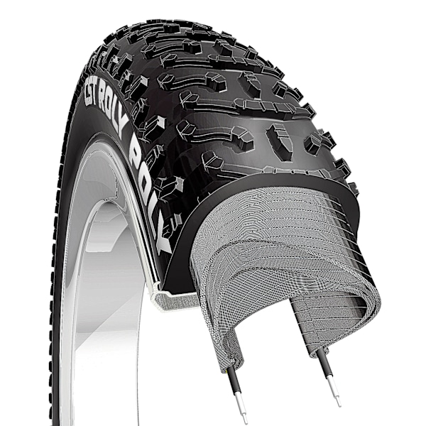 Fatbike Rengas CST Roly Poly 26x4.8, Langan Vahvistettu 60TPI, 122-559