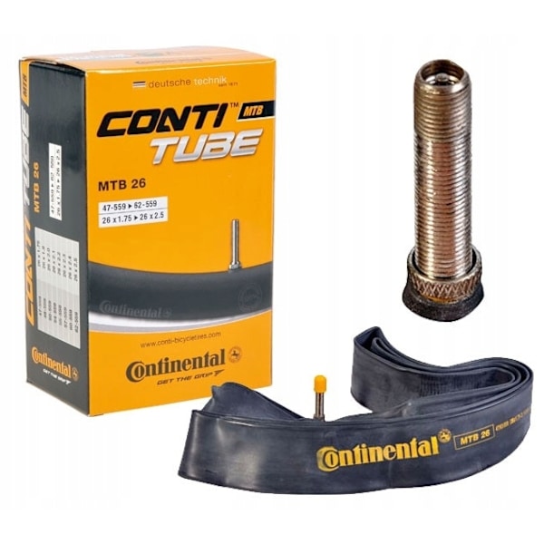 CONTINENTAL 26x1,75-2,50 AV 40mm Maastopyörän Sisärengas 200g