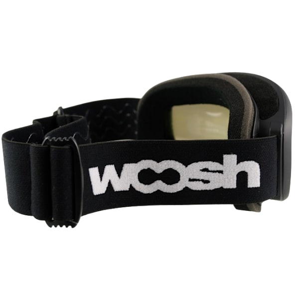 WOOSH Børne Ski- og Snowboardbriller - REVO SHIFT 2024, Anti-Fog, UV-400 Beskyttelse, Sort