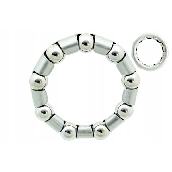 Kullagerkrans 5/16" x 9 för BMX-stöd