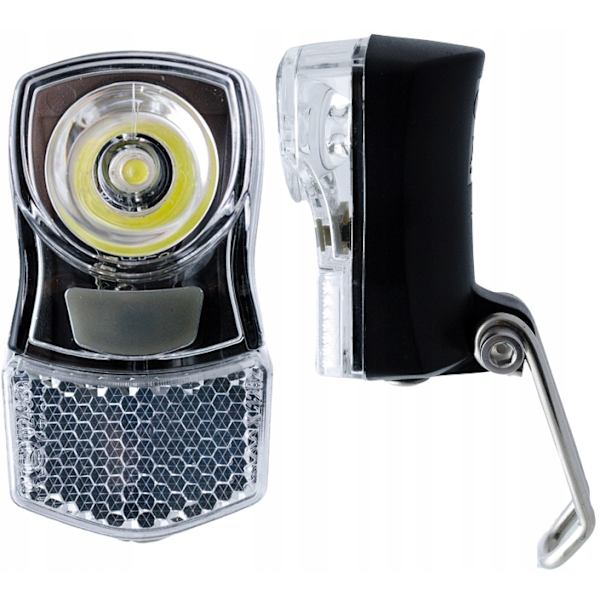 XC210 Cykellampa 1W LED framgaffelmontering