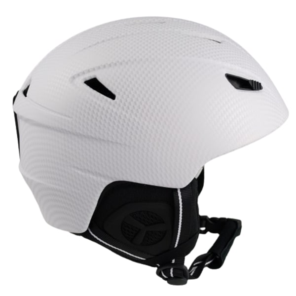 Matt hvid skihjelm / snowboardhjelm M + gratis gaver