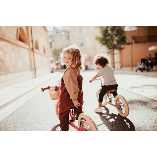 TRYBIKE Kaksipyöräinen Lasten Juoksupyörä, Herkkä Vaaleanpunainen