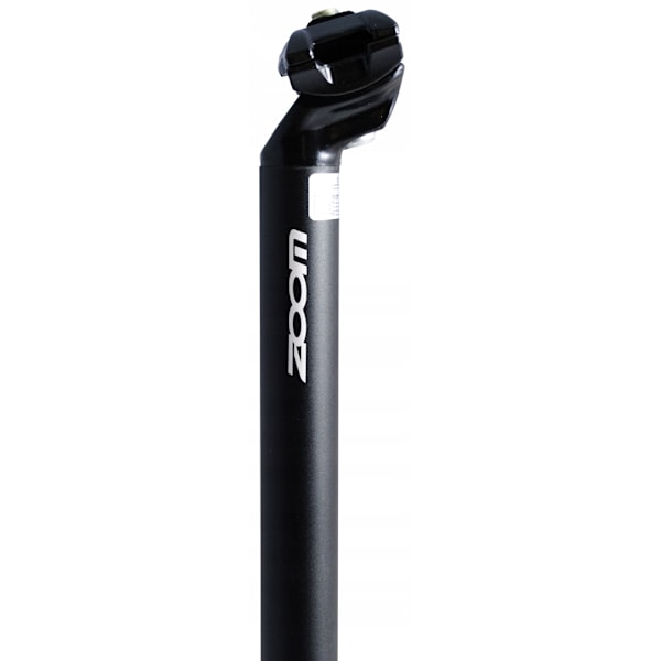 Cykelsadelstolpe ZOOM 25,6 x 400 mm Svart med Klämfäste