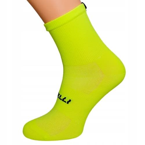Rogelli Lätta Cykelstrumpor Fluo 2-Pack 44-47