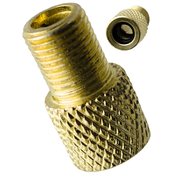 Messingventil Adapter til Dunlop og Schrader Ventiler