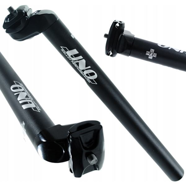 UNO Sadelpind 27,2x350 mm Mat Sort Cykelkomponent
