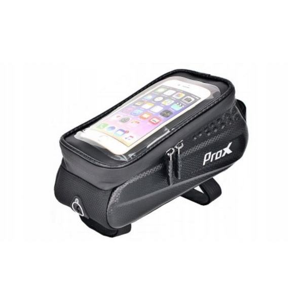 NEVADA Cykeltaske i Carbon med Integreret Telefonholder