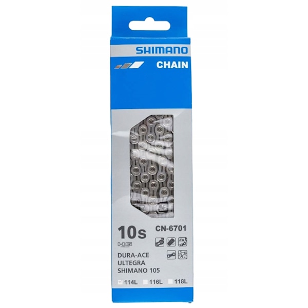Shimano Ultegra CN6701 10-vaihteinen Ketju ja Liitinpinni - Kestävä ja Luotettava Vaihteiston Osa