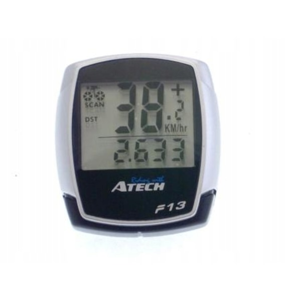 Avanceret ATECH Cykelcomputer TU13 med 13 Funktioner, Kablet Danmark