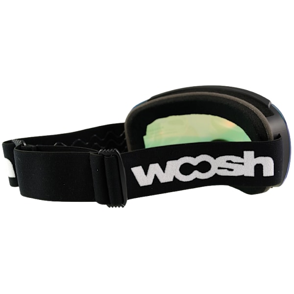 WOOSH UV400 Anti Dug Skibriller - Unisex Revo Shift Ski- og Snowboardbriller, Sort/Orange, 2024 Kollektion