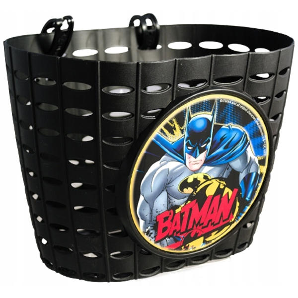Batman Musta Pyörä- ja Skootterikori, Kestävä Muovimateriaali