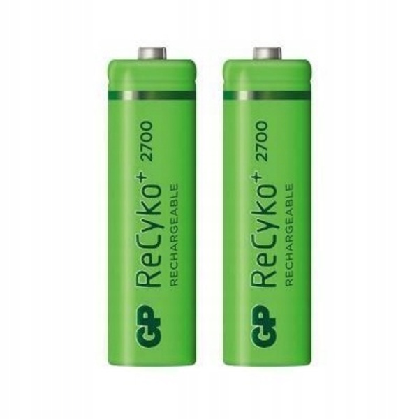 GP RECYKO Uppladdningsbara Batterier AA R6 Stora 2 Pack