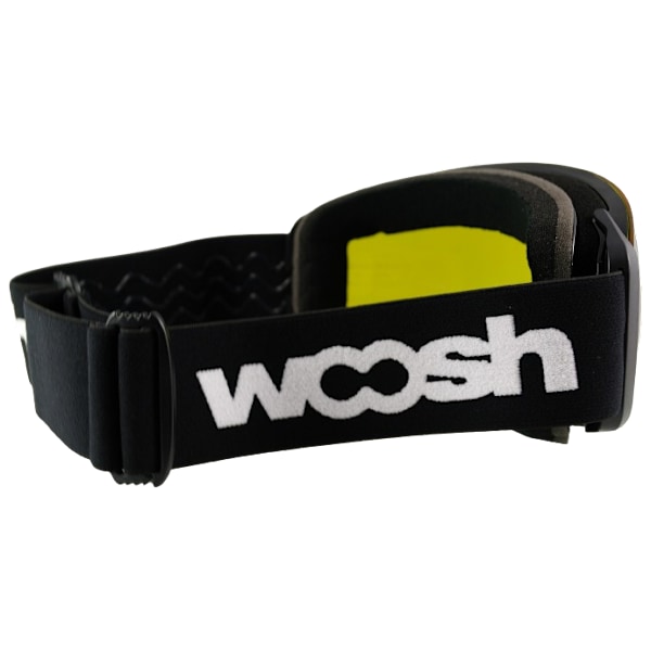 Woosh Ski- og Snowboardbriller REVO SHIFT Sort/Gul UV400 Anti-Dug Optisk Rammessystem 2024