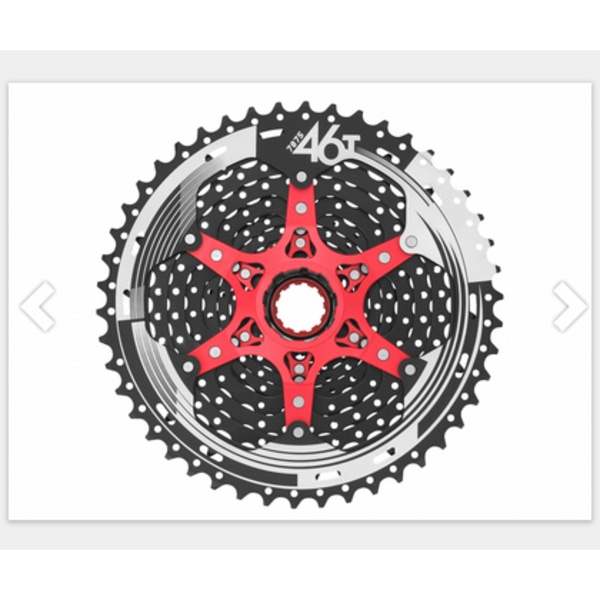 SUNRACE MX8 Kassette 11-Speed 11-46T Sort