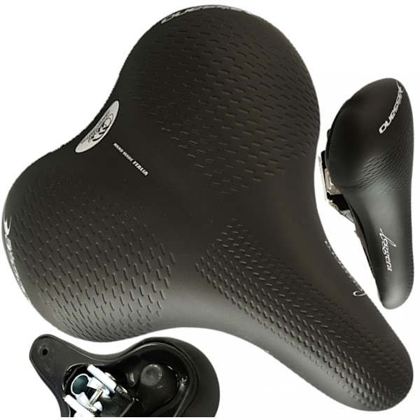 SELLE BASSANO Italiensk Cykelsadel LEGGERA CITY för Stadscykel