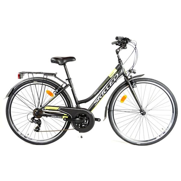 Cykelskärmar SIMPLA 28'' UBIQUIT För Stadscyklar i Helt Svart