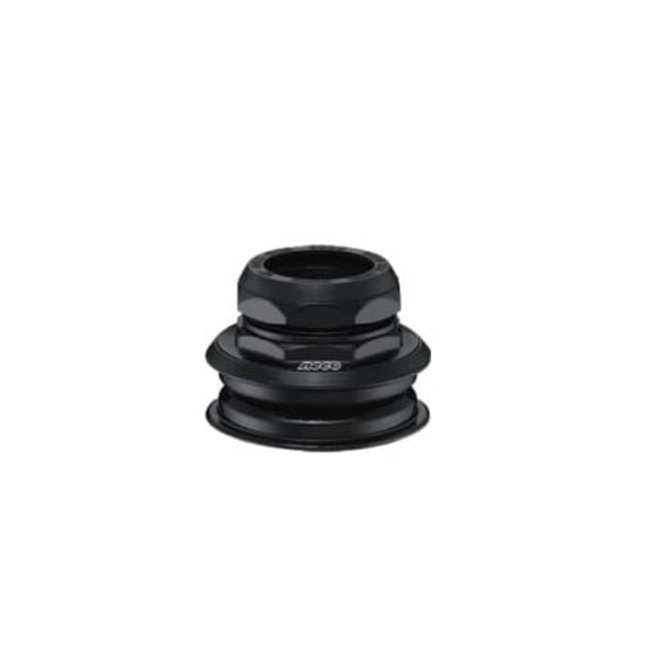 NECO H128N Styrfitting, 1-1/8", ZS, Gevind, Stål, Sort