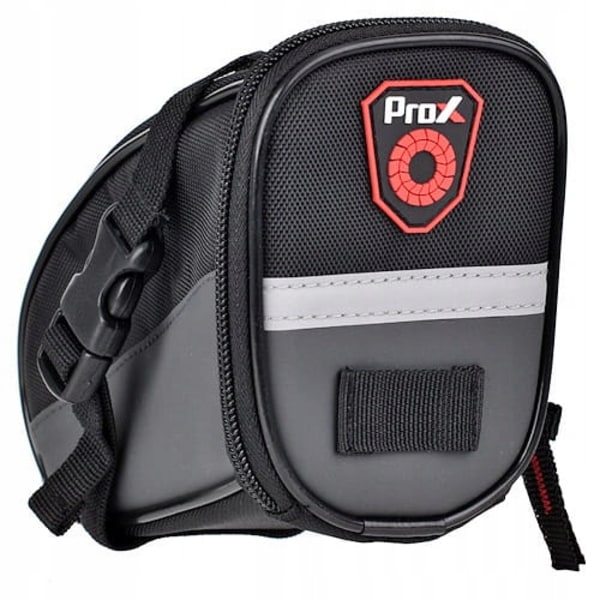 PROX Sadelcykeltaske, Sort/Grå, 1,2 Liter