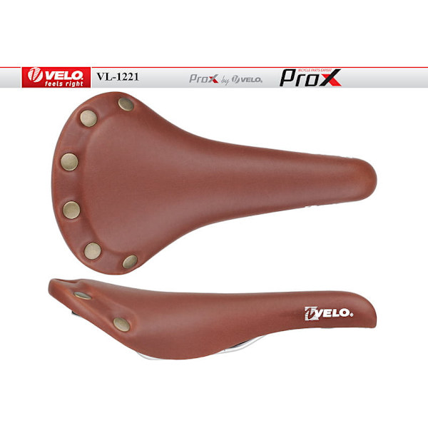Klassisk Brun Cykelsadel til Fixed Gear - VELO Design