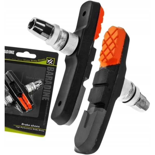 BARADINE Bremseklodser V-BRAKE 960V Orange 72mm til Cykler