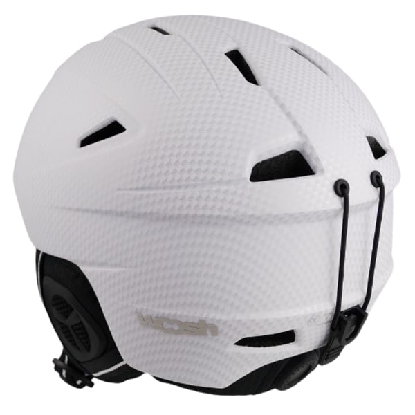 Matt hvid skihjelm / snowboardhjelm M + gratis gaver