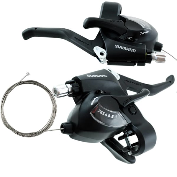 Shimano ST-EF41 7-Vaihteinen Musta Oikeanpuoleinen Vaihdevipu