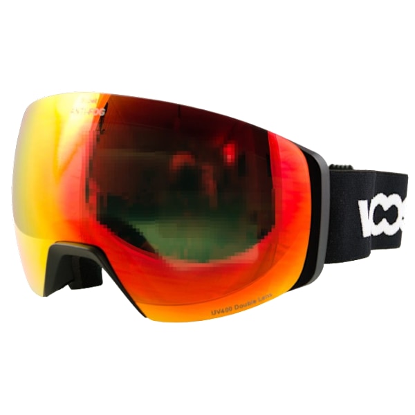 Woosh Hiihtolasit & Lumilautailulasit Revo Shift UV400, Musta/Oranssi, Unisex, Optical Frame System, Anti-Fog