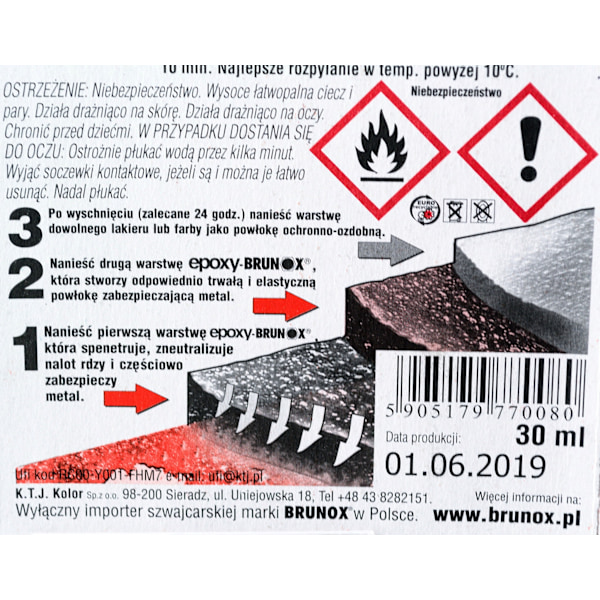 BRUNOX EPOXY Rustbehandling 30ml inklusive Pensel