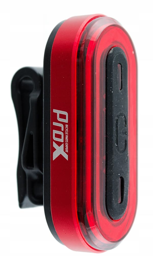 PROX IRIS Genopladelig USB Cykelbaglygte, 50 Lm