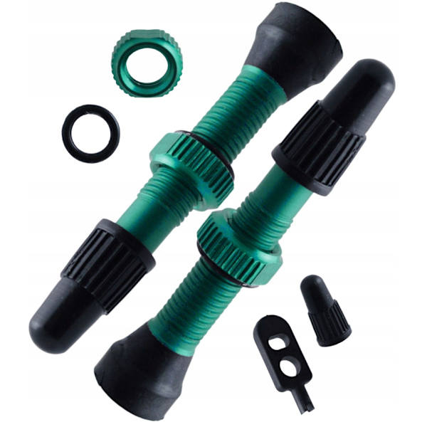 TREZADO Tubeless Klar UST Ventilsæt, 2 stk, FV Presta Ventiladapter