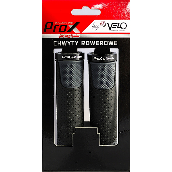 Cykelhandtag VELO 776D3 129mm med dubbellåsringar