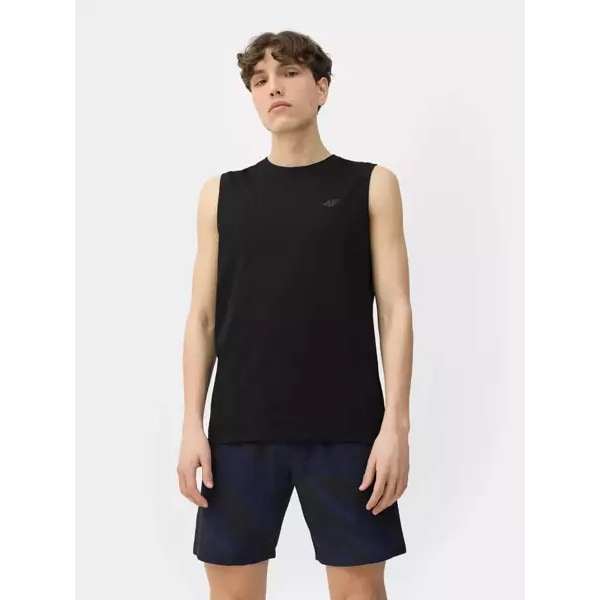 Herre XL Sort Tanktop 4F - Ærmeløs trøje i Moderne Design