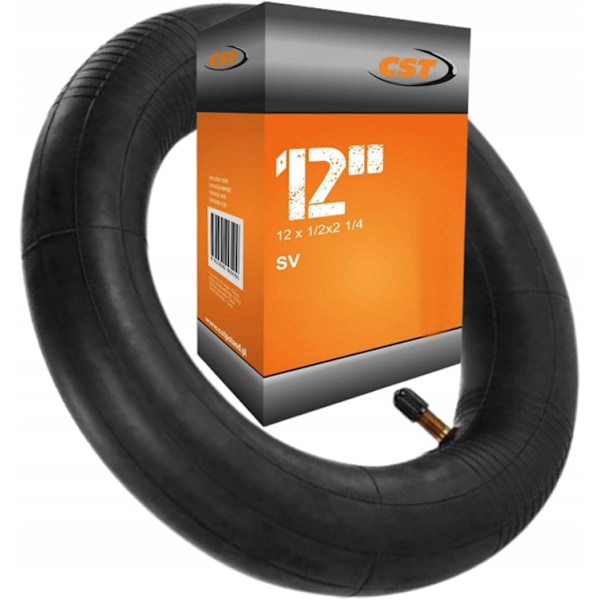 CST Inner Tube 12 för Vagnar med Rak Automatisk Ventil